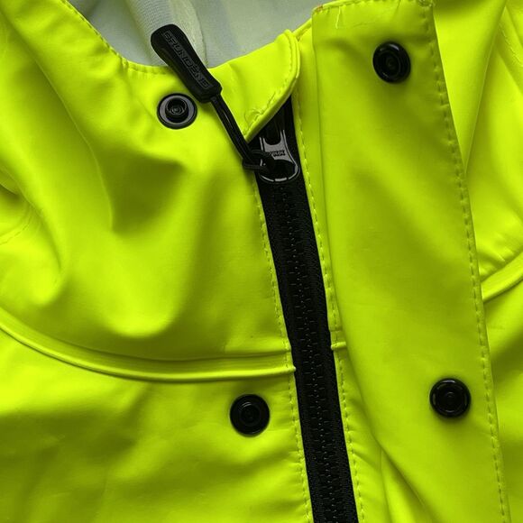 Grundens Men's Neptune 319 Fishing Jacket Waterproof Hi-Viz Yellow Rain Coat Sm - Picture 8 of 16